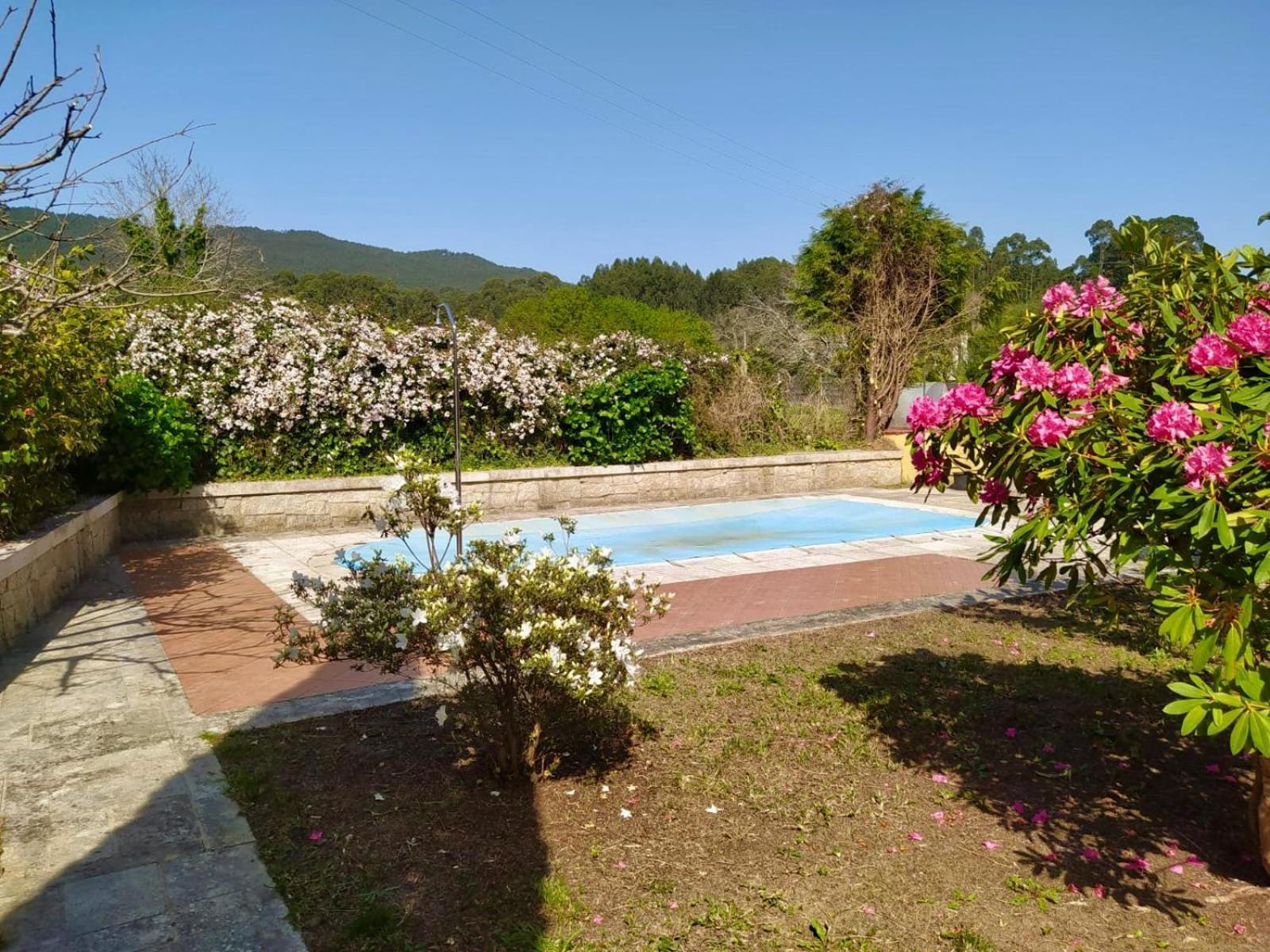 Apartamento Con Jardin Y Piscina Temporada Verano Privados Samieira المظهر الخارجي الصورة