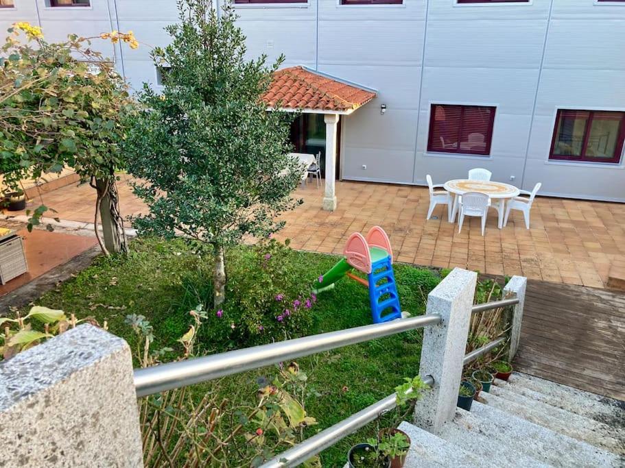 Apartamento Con Jardin Y Piscina Temporada Verano Privados Samieira المظهر الخارجي الصورة