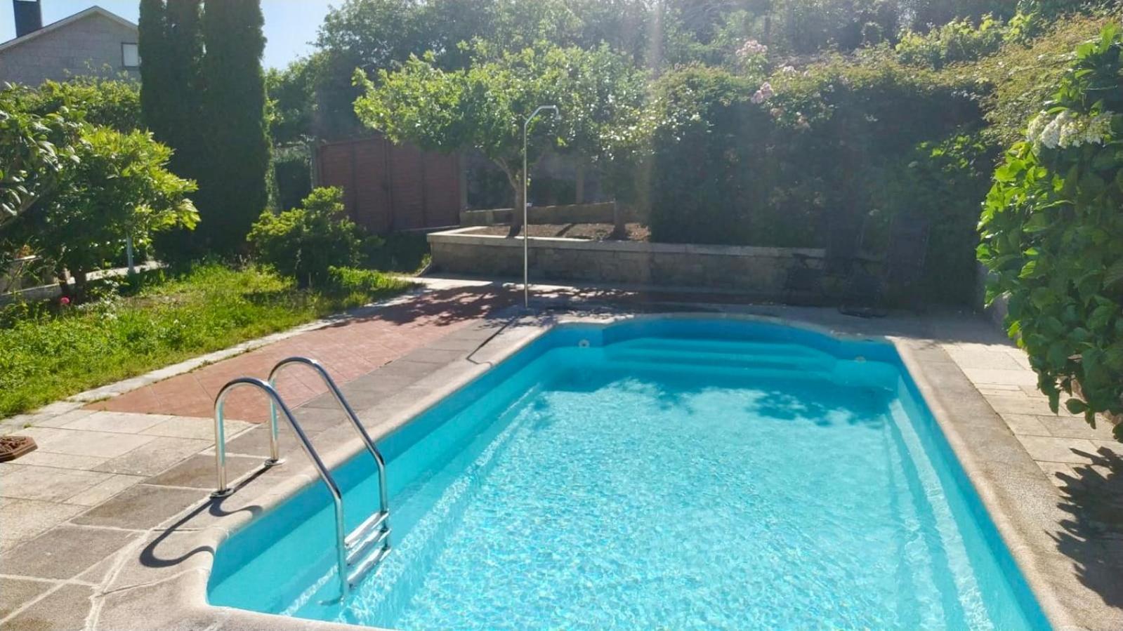 Apartamento Con Jardin Y Piscina Temporada Verano Privados Samieira المظهر الخارجي الصورة